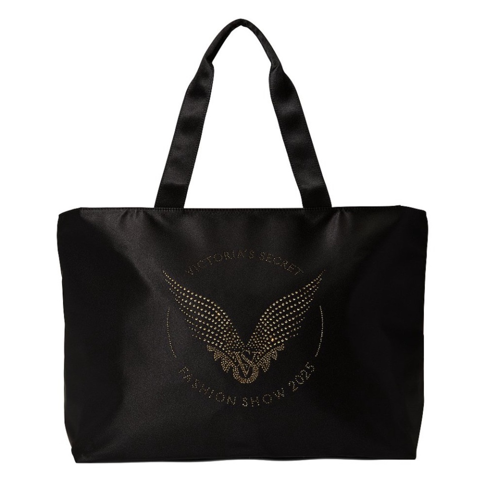 Victoria's Secret Fashion Show Black and Gold Tote Bag